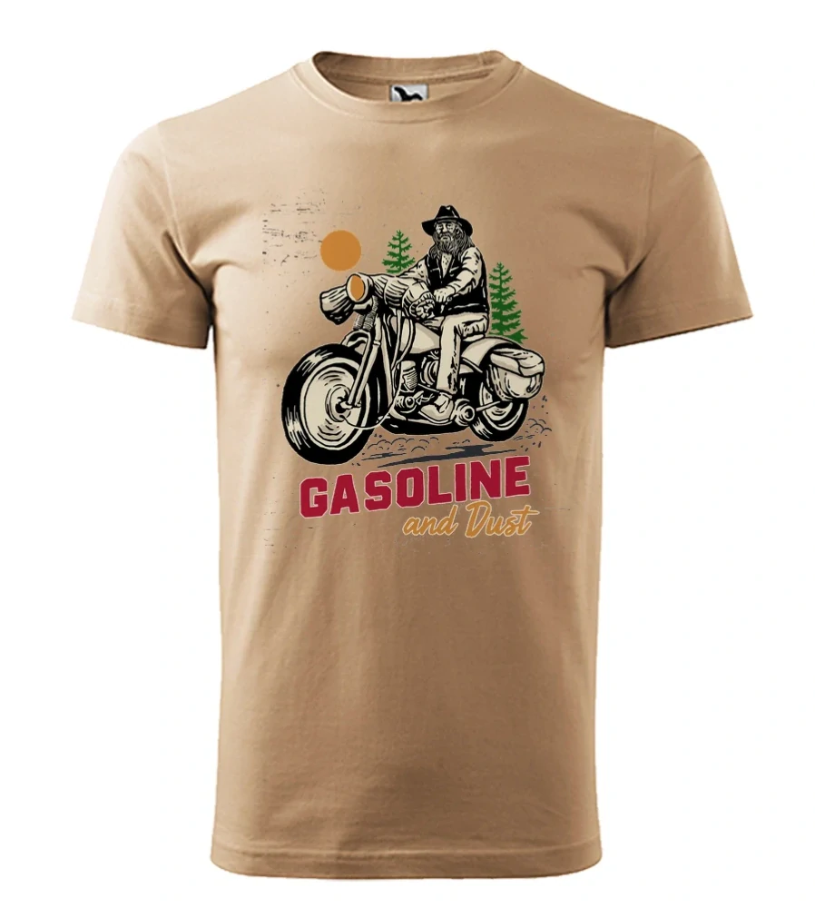 Motorkárske tričko Gasoline and Dust | Vôňa benzínu a prachu