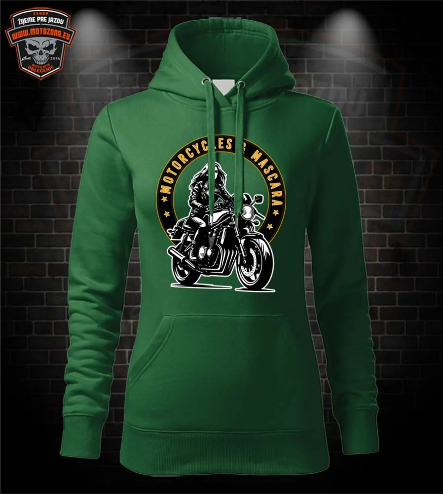 Dámska mikina Motorycles & Mascara s kapucou