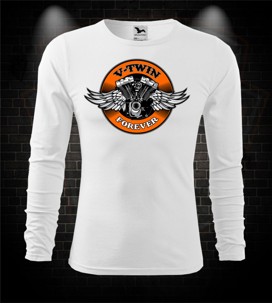 Mototričko s dlhým rukávom V-Twin Forever