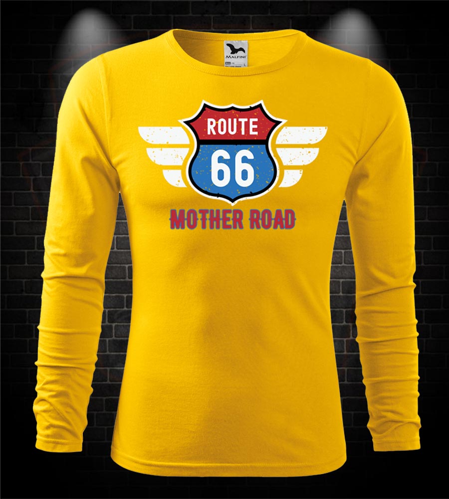 Mototričko s dlhým rukávom Mother Road - Route 66