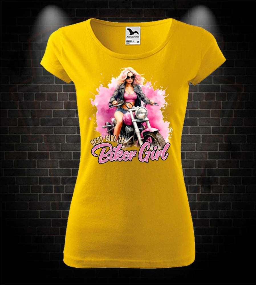 Dámske mototričko Best girl is Biker girl