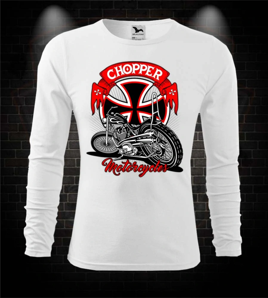 Mototričko s dlhým rukávom Chopper Motorcycles