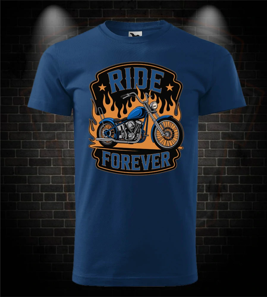Motorkárske tričko Ride forever