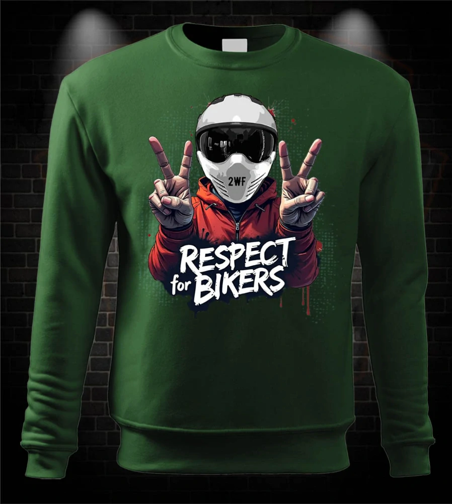 Moto mikina Respect for Bikers