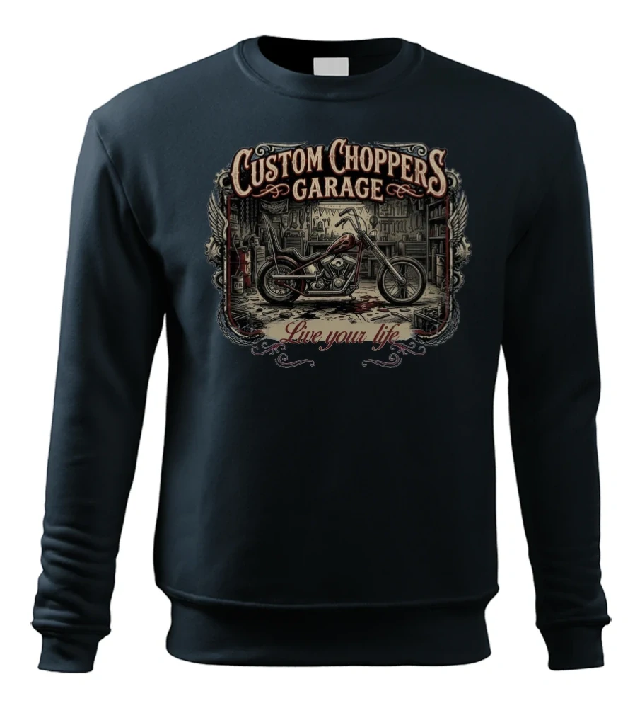 Kvalitná mikina pre motorkára – Custom Choppers Garage