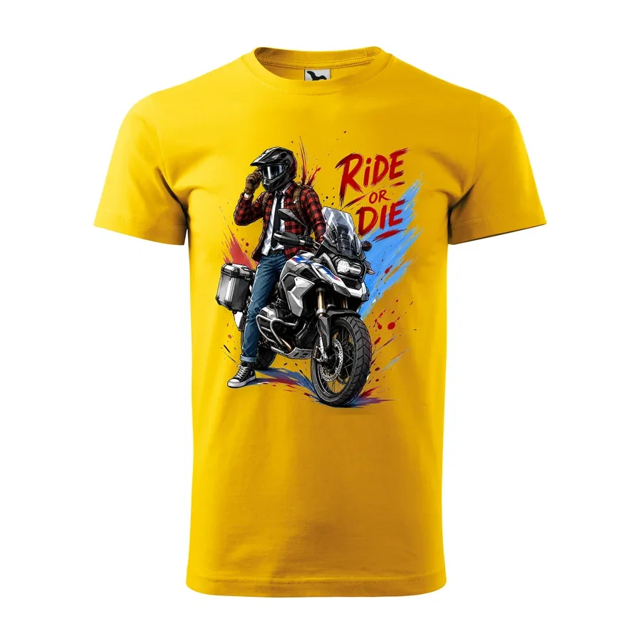 Motorkárske tričko Ride or Die | Cestovné enduro