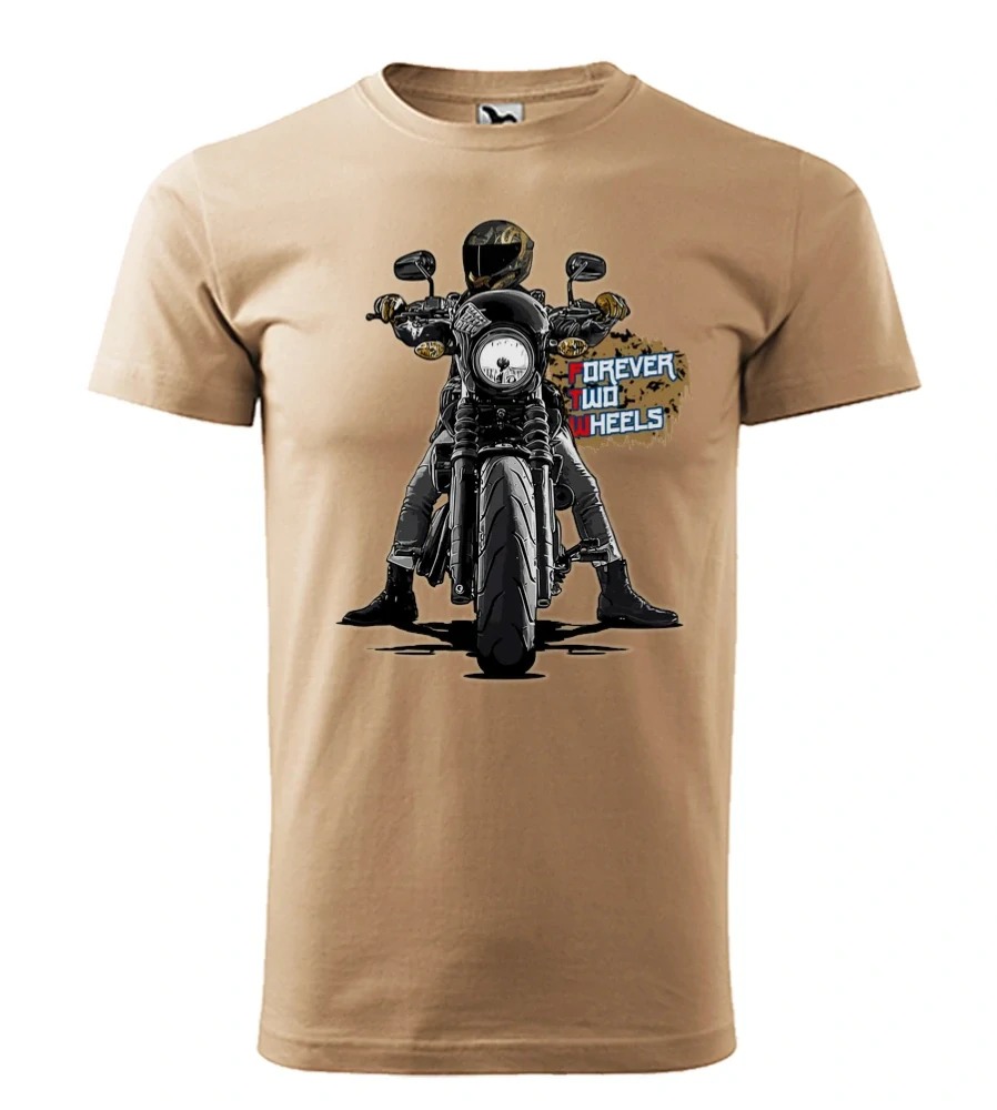 Motorkárske tričko Forever Two Wheels | Navždy na dvoch kolesách