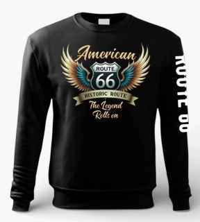 Unisex Mikina "American Route 66 - The Legend Rolls On"