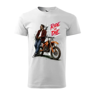 Motorkárske tričko Ride or Die - Motocross | Adrenalín v teréne