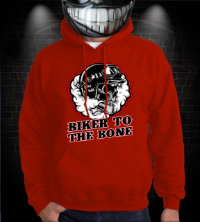 Kapucová mikina Biker to the Bone