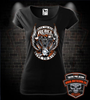 Dámske mototričko Rebel & Pride