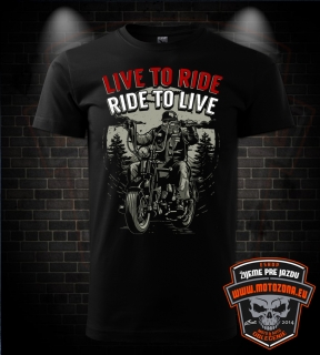 Mototričko Live to Ride - Ride to Live