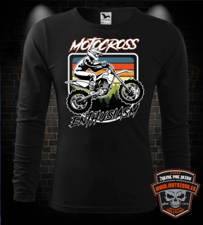 Mototričko s dlhým rukávom Motocross Enthusiasm