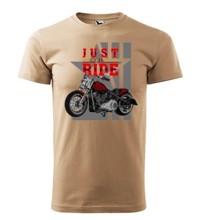 Motorkárske tričko Just Ride | Čistá radosť z jazdy