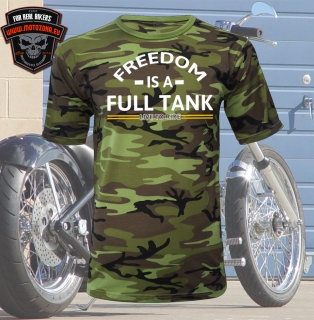 Maskáčové mototričko Freedom is a full tank